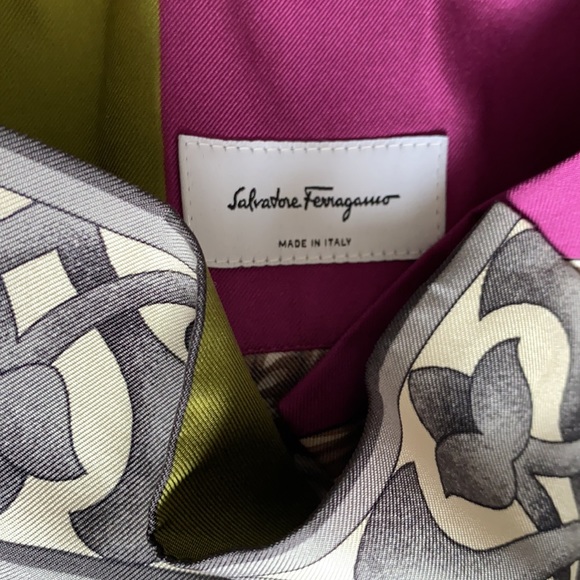 Salvatore Ferragamo sleeveless scarf print dress - Picture 4 of 4